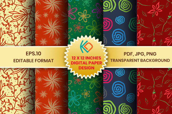 Download Seamless Patern Digital Paper Design - Paper design Collection