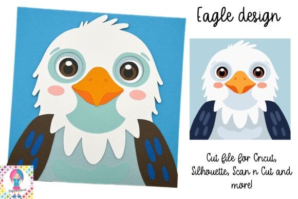 Download Eagle 3D Layered Paper Design, Shadowbox - Paper design Collection